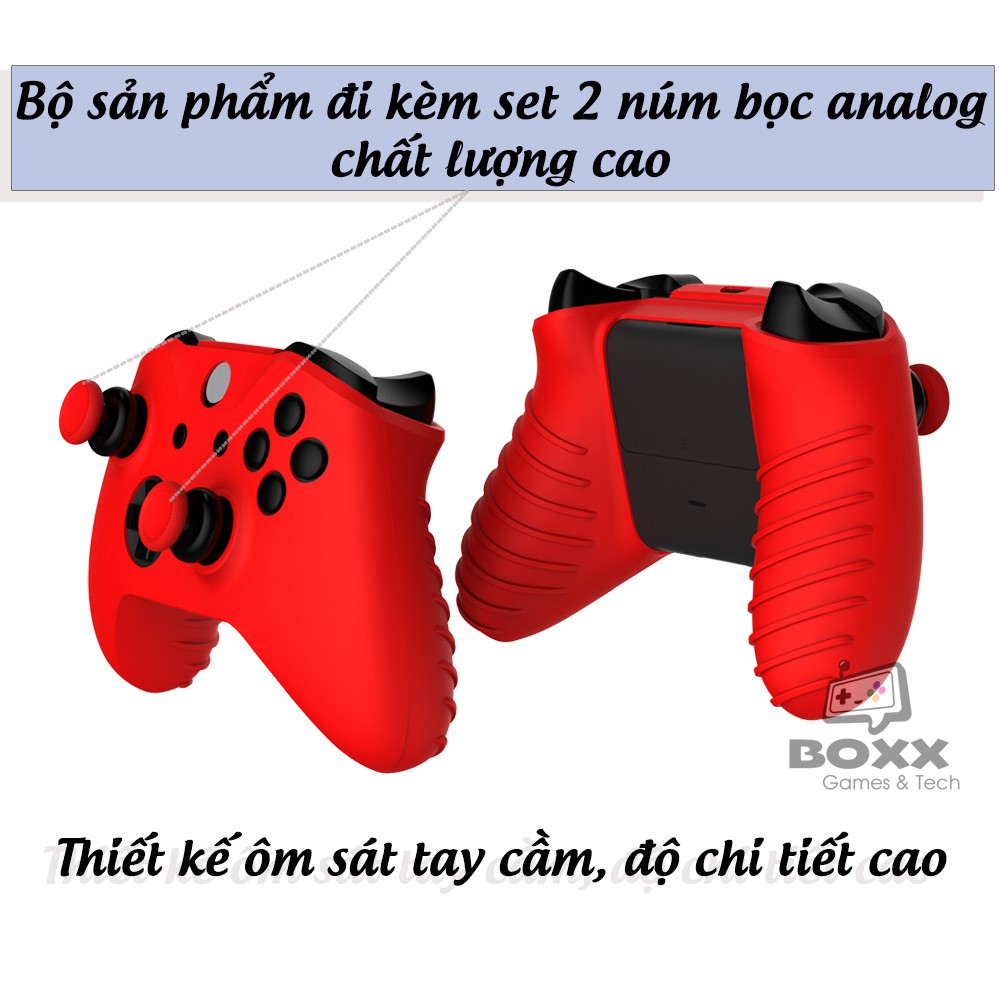 Bọc tay cầm Xbox One s, ốp tay cầm xbox one s chính hãng Dobe - Tặng kèm bọc núm analog | WebRaoVat - webraovat.net.vn