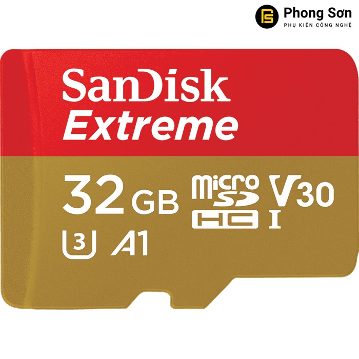 Thẻ nhớ Micro SDHC 32GB Extreme 667x 100mb/s UHS-1 Sandisk | BigBuy360 - bigbuy360.vn