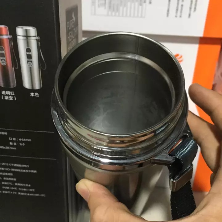 [HÌNH THẬT] Bình Giữ Nhiệt Inox 1000ML Giữ Nhiệt Tối Ưu Hơn 8H. Bình nhiệt inox sus 304 an toàn