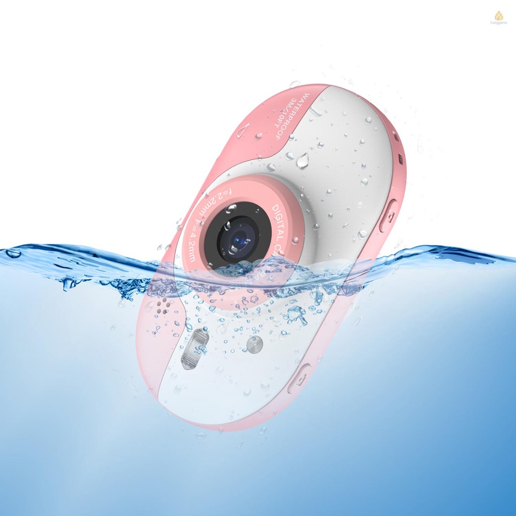 Camera kỹ thuật số 8MP chống thấm nước màn hình 2.4 Inch IPS HD tự hẹn giờ chụp hình cho bé 5s
 | BigBuy360 - bigbuy360.vn