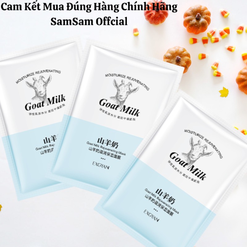 Mặt Nạ Dưỡng Da Tinh Chất Sữa Dê Dưỡng Ẩm - Ngừa Mụn - Ngăn Lão Hóa Giúp Da Trắng Sáng Mịn Màng Mask Nội Địa Trung A75