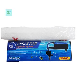 Máy Bơm Lọc Nước Hồ Cá VS-288 Và Bông Lọc - Bộ Bơm Lọc Nước Bể Cá Vipsun
