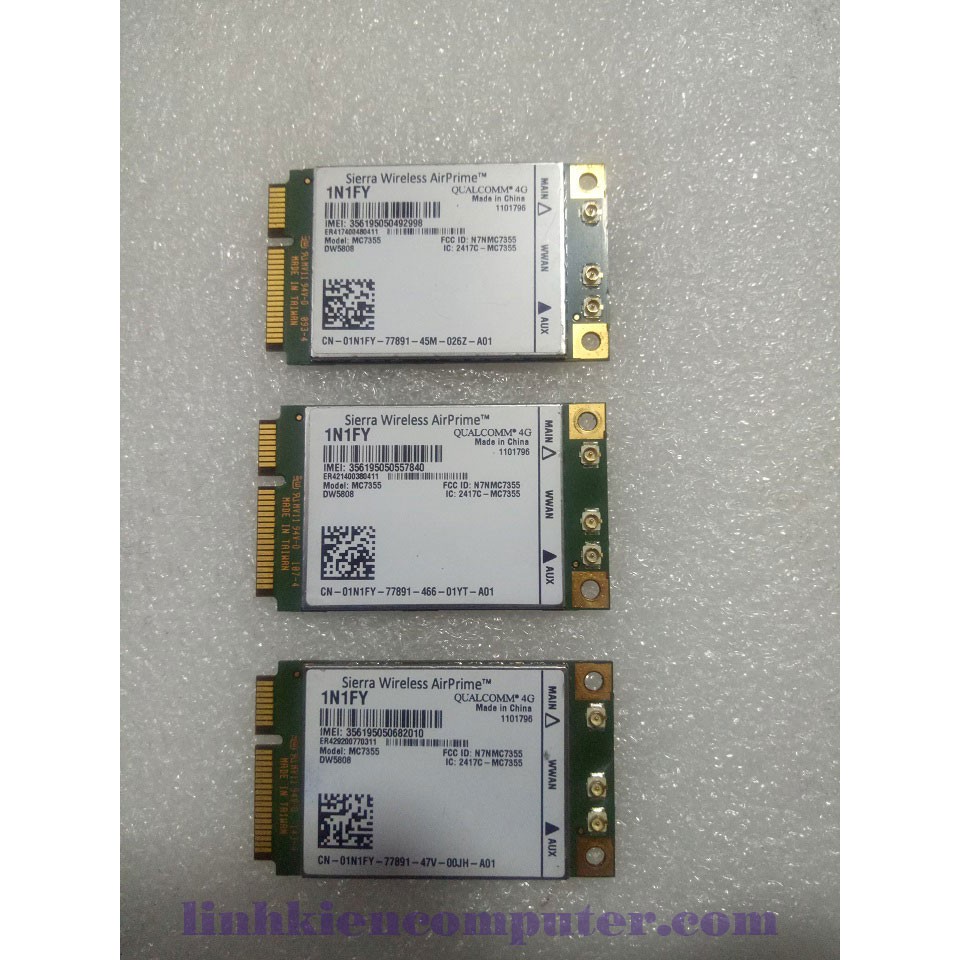 Card mạng wwan 4G Dell DW5808 dùng cho laptop Dell E6440, E7440, M4800, M6800,E6540,E7240 | BigBuy360 - bigbuy360.vn