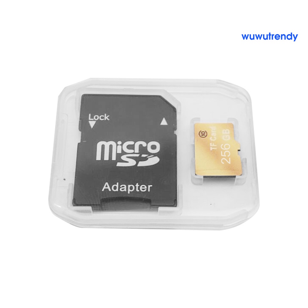 Thẻ Nhớ Micro SD TF Tốc Độ Cao Chống Thấm Nước 256GB Kèm Hộp Đựng | BigBuy360 - bigbuy360.vn