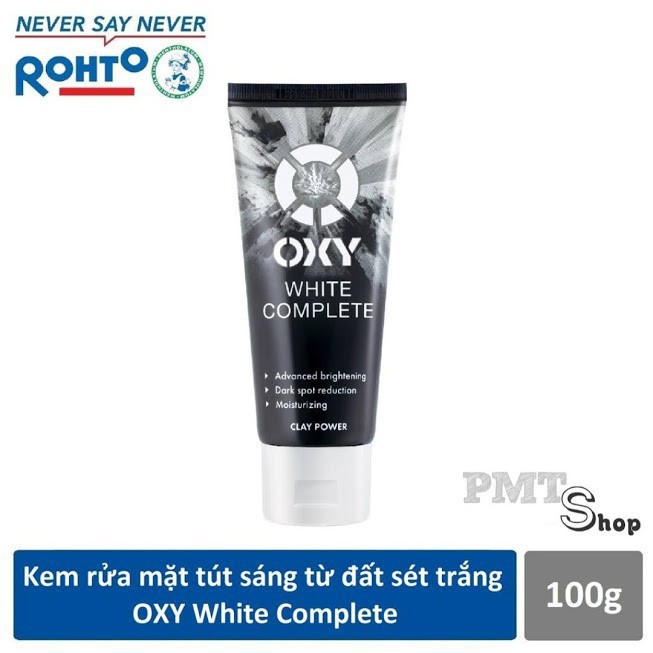 Kem sữa rửa mặt Oxy 100g | 50g Perfect Deep Wash Oil Control White Complete Total anti-acne Prime Multi Action ngừa mụn