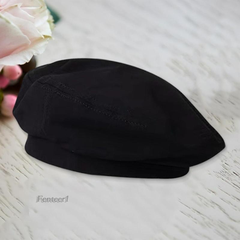 Mũ nồi màu trơn kiểu dáng đơn giản thời trang thanh lịch cho nam nữ