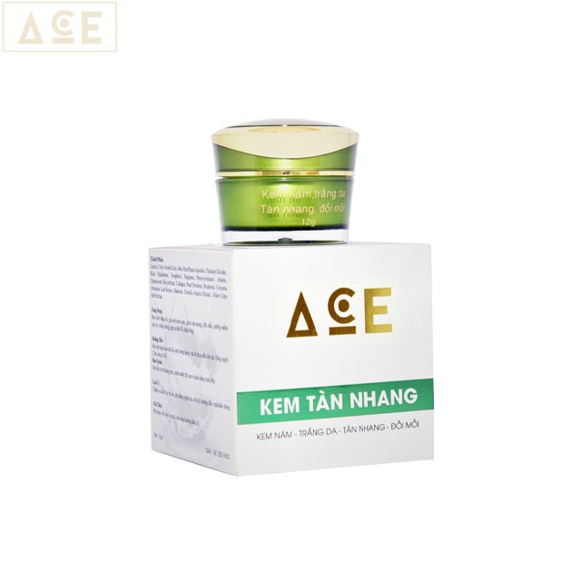 Kem ACE nám, trắng da, tàn nhang, đồi mồi (12g)