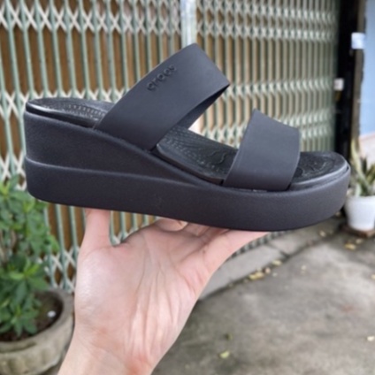 Dép Cross Đế Cao 7 cm  Brooklyn Mid Wedge Chính Hãng,  Size 35 37 38 39 40