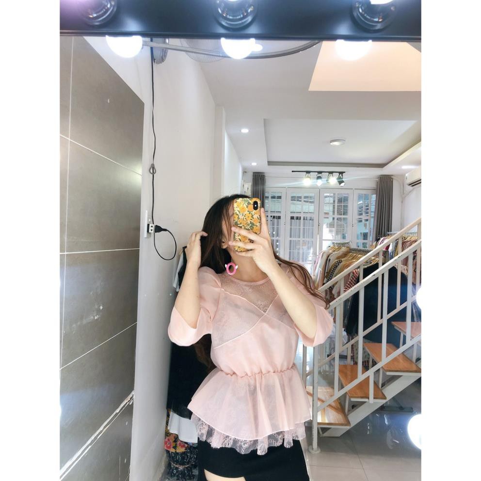 ÁO VOAN CÁT PHỐI REN