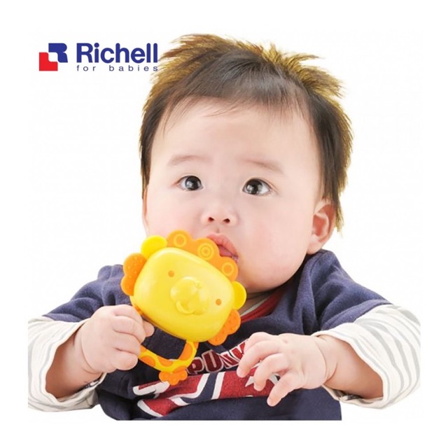 Xúc xắc gặm nướu sư tử Richell