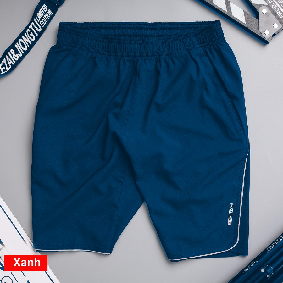 Quần đùi nam chất liệu vải gió mềm mại, thoáng mái không bai không xù, kiểu dáng thể thao trẻ trung năng động