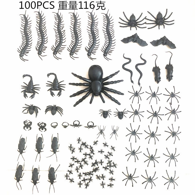 1 CON RẾT ĐEN TO DÀI 14CM dùng để troll chơi khăm,trang trí halloween