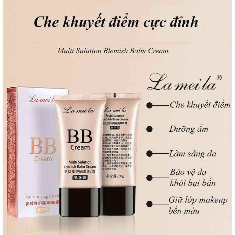 Bộ trang điểm LAMEILA 7 món Kem BB+ Phấn phủ+ Phấn mắt+ Mascara+ Chì kẻ mày+ Bút dạ kẻ mắt+ Son kem | BigBuy360 - bigbuy360.vn