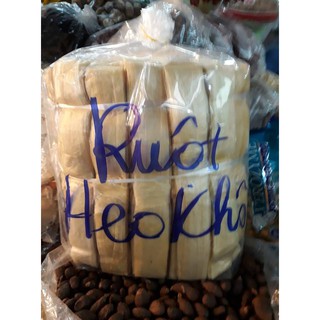 Ruột heo khô làm lạp xưởng, vỏ xúc xích