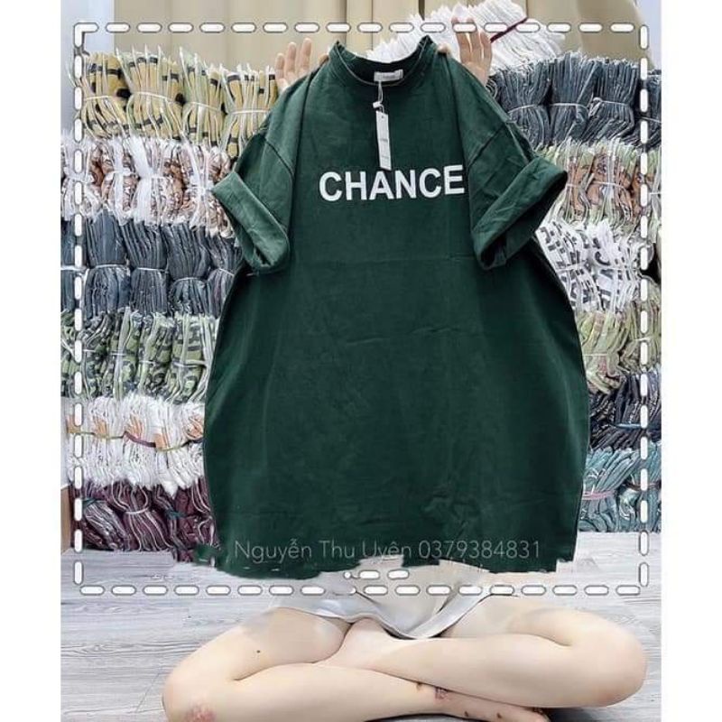 Áo Thun Cotton 3158 Form Rộng Nam Nữ Unisex CHANCE