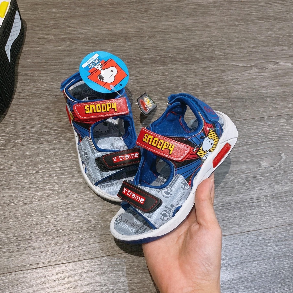 Sandal quai dán đèn nháy bé trai- tiếp
