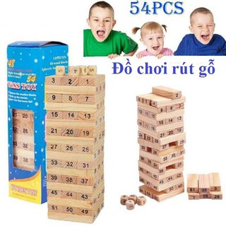 Đồ Chơi Giải Trí Rút Gỗ 54 Thanh