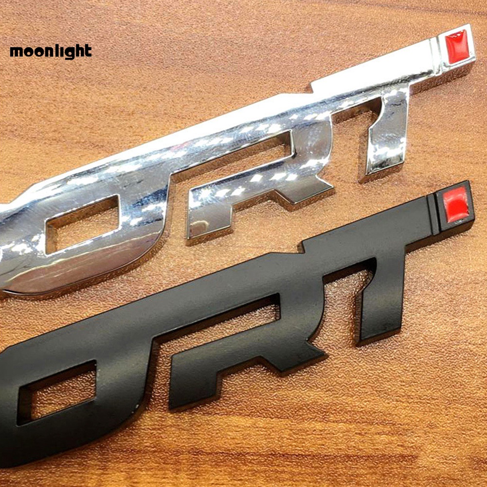 Miếng Dán Chữ SPORT 3D Bằng Kim Loại Trang Trí Xe Hơi / Xe Tải