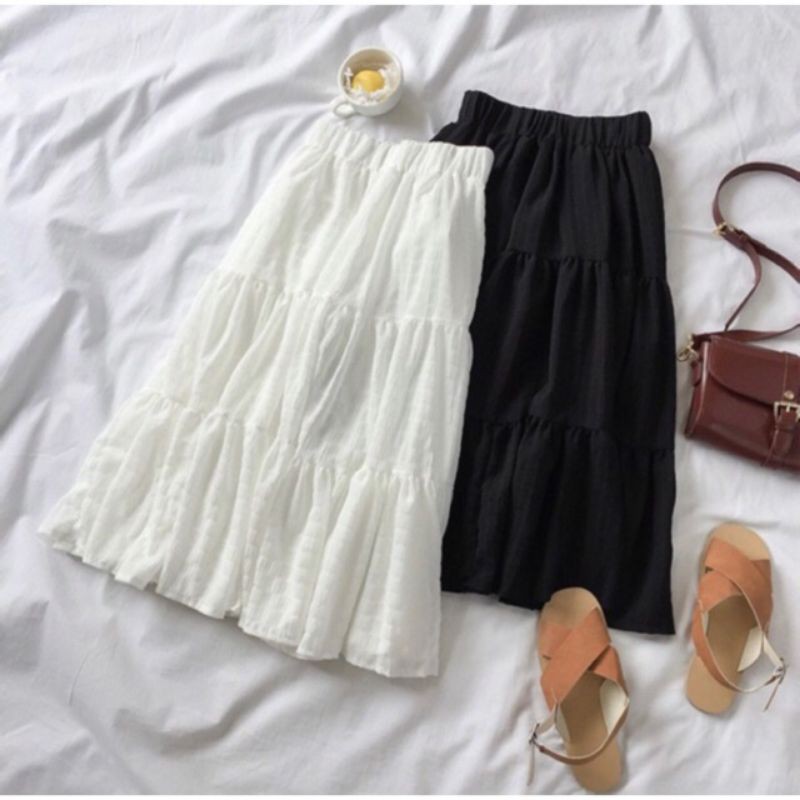 🦋 Chân váy Vintage 2 lớp Siêu Xinh 2 màu 🦋 | BigBuy360 - bigbuy360.vn