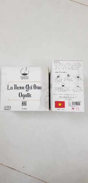 HỘP 15 GÓI LÁ THƠM GỘI ĐẦU Ogatic [Hàng chính hãng]