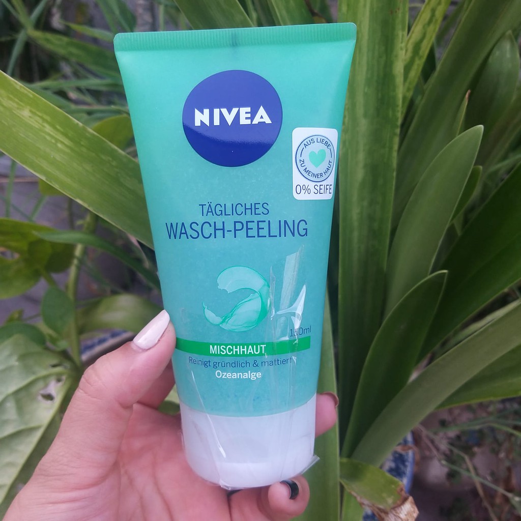 Sữa rửa mặt tẩy da chết Nivea Wasch peeling 150ml