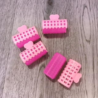 Set 2 Lô Cuốn Tóc Tự Dính Có Kẹp Cố Định