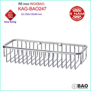 KỆ PHÒNG TẮM INOX BẢO KAG-BAO247