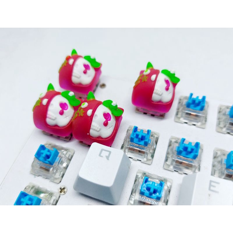 Keycap resin kitty Evil Clone trang trí bàn phím cơ gaming