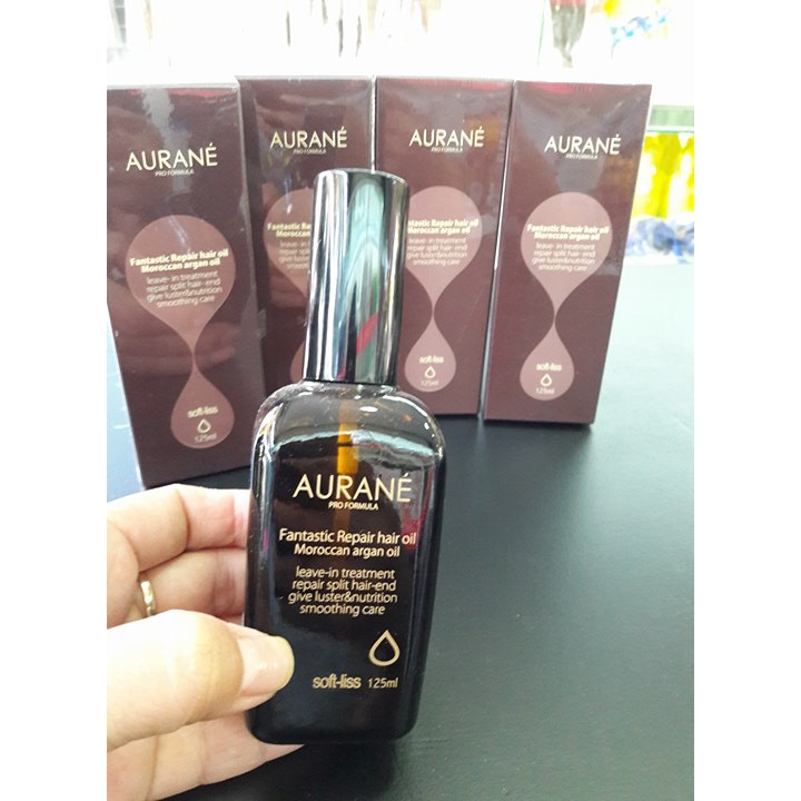 TINH DẦU DƯỠNG PHỤC HỒI TÓC SOFT-LISS MOROCCAN ARGAN OIL AURANE 125ml