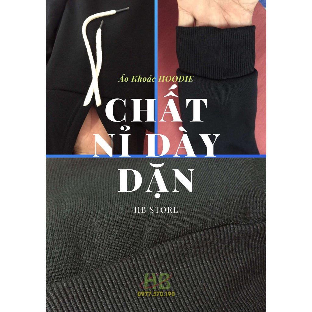 Áo Khoác Hoodie - Swearthirt nam nữ PHẢN QUANG chất nỉ 100% cotton dày dặn Just do it