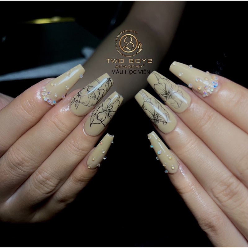 Cọ vẽ hoa văn ren Gel vẽ móng vẽ chi tiết cọ nét vẽ đường thẳng