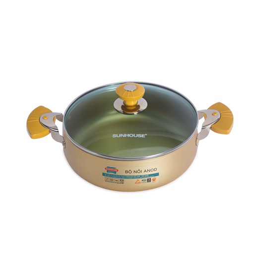 Bộ nồi anod SUNHOUSE SHD9954 - Hàng chính hãng