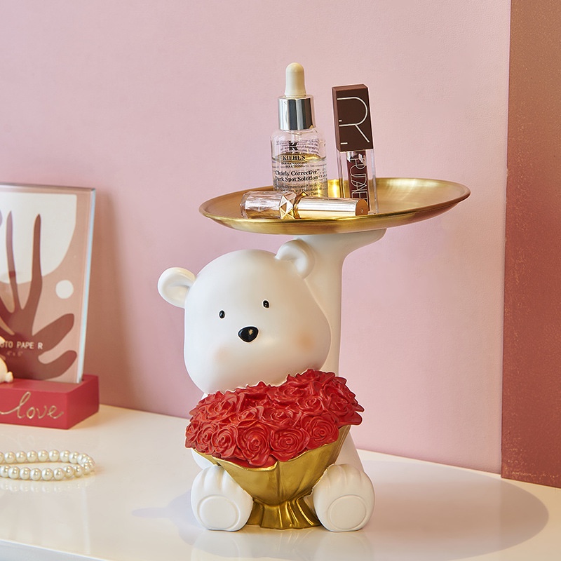 Giá đỡ cho chìa khóa họa tiết gấu dễ thương bắt mắt