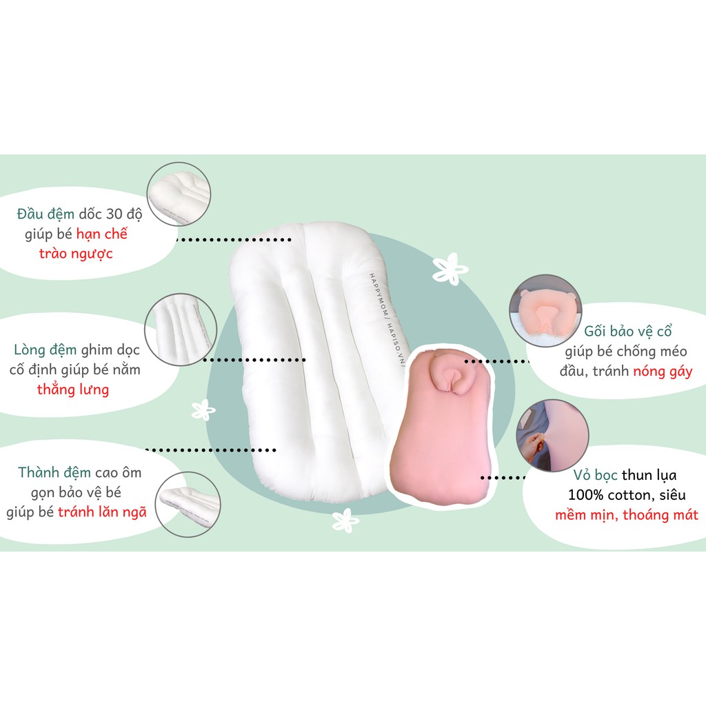 COMBO 3 ĐỆM THÔNG MINH CHO BÉ HAPISO