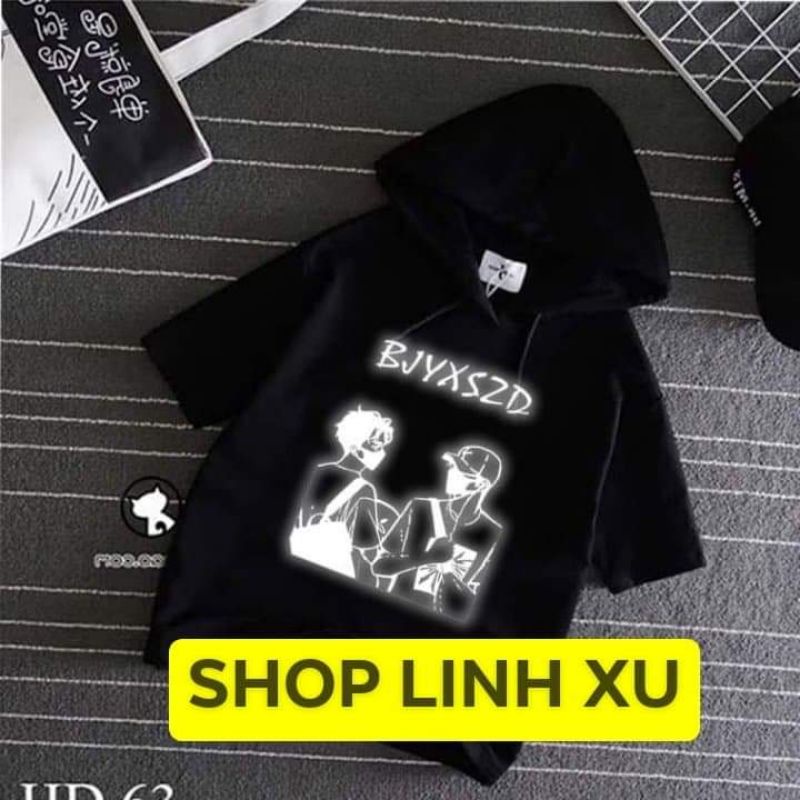 Áo Tiêu Chiến , Vương Nhất Bác Phản Quang 🌺 Freeship 🌺 Áo hoodie BJYXSZD Phản Quang Tay Lỡ