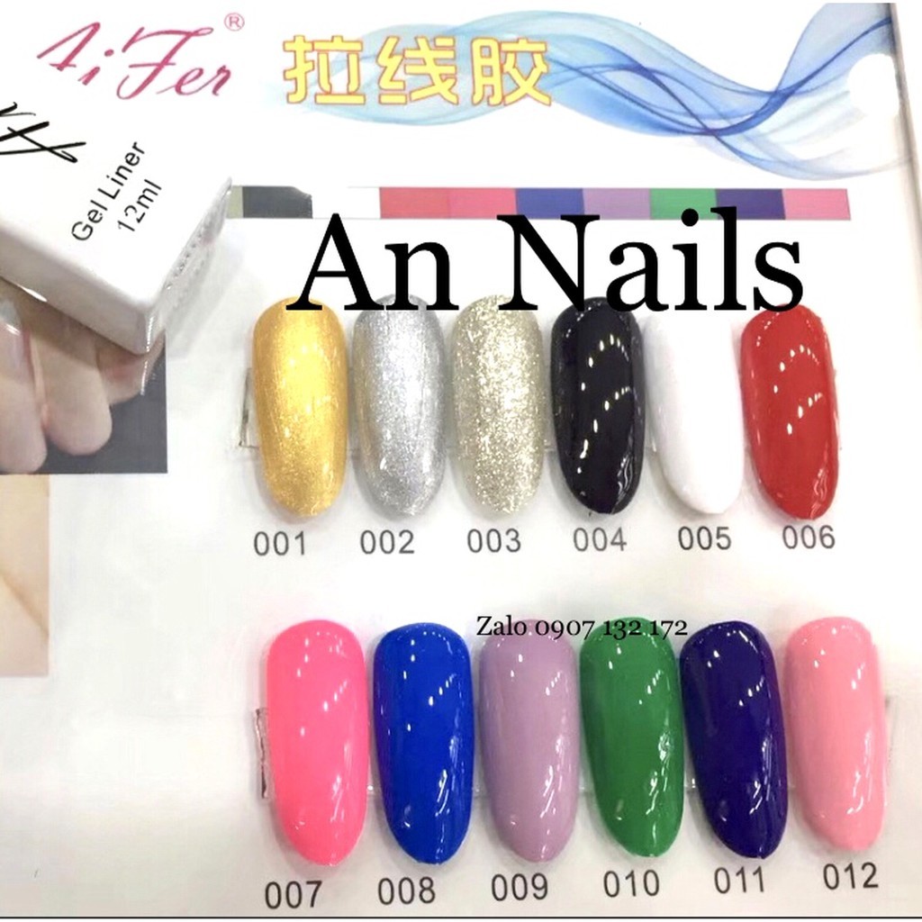 CỌ VẼ NÉT GEL AIFER , GEL ĐẶT LÔNG CỌ MÃNH