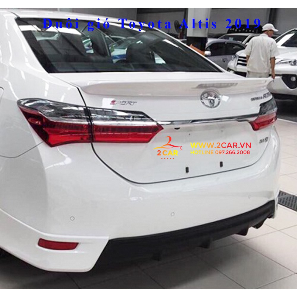 Đuôi gió - cánh lướt gió xe Toyota Altis 2014-2020