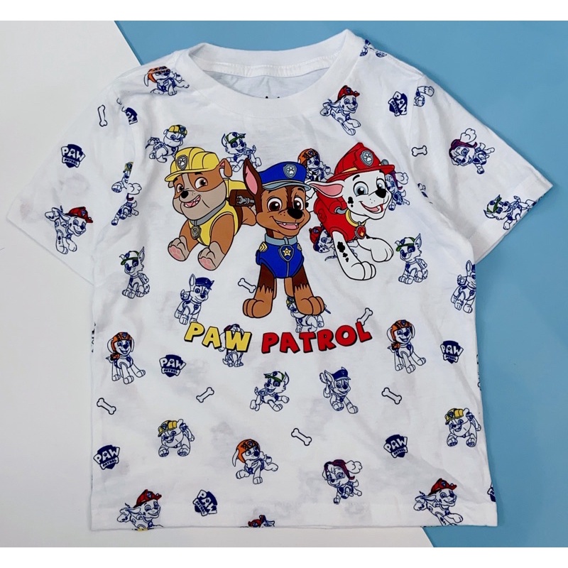 (Ảnh thật)Áo thun T-shirt cộc tay cotton Paw Patrol chó cứu hộ