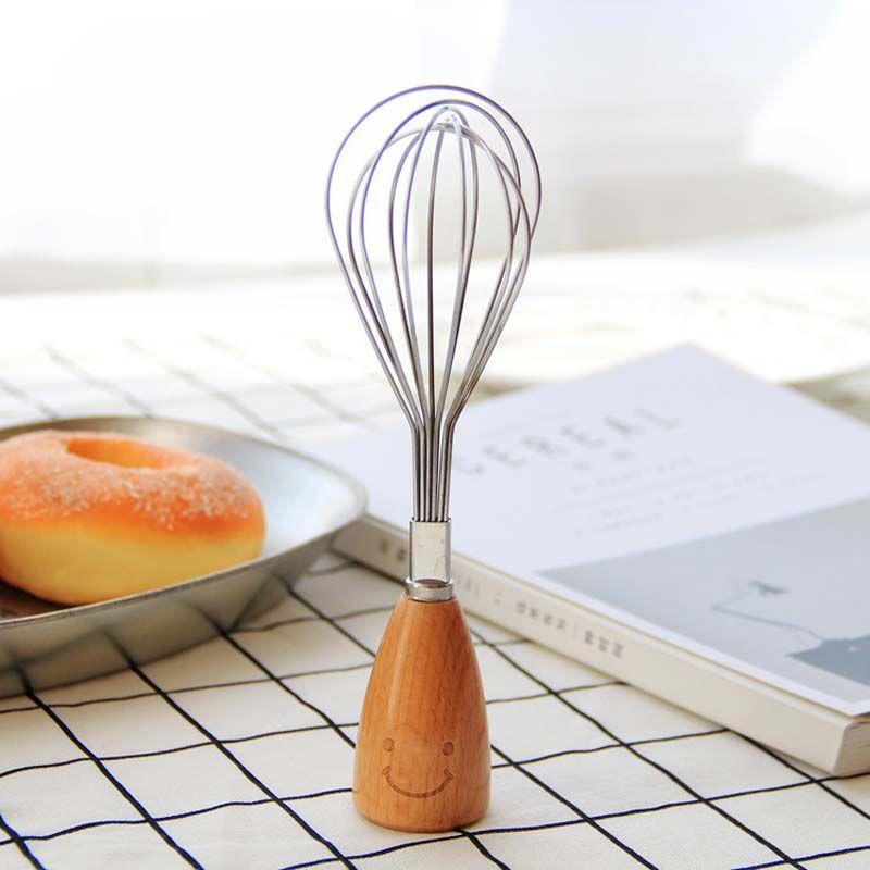 AUGUSTINA Dụng Cụ Đánh Trứng Hình Mặt Cười Bằng Thép Không Gỉ