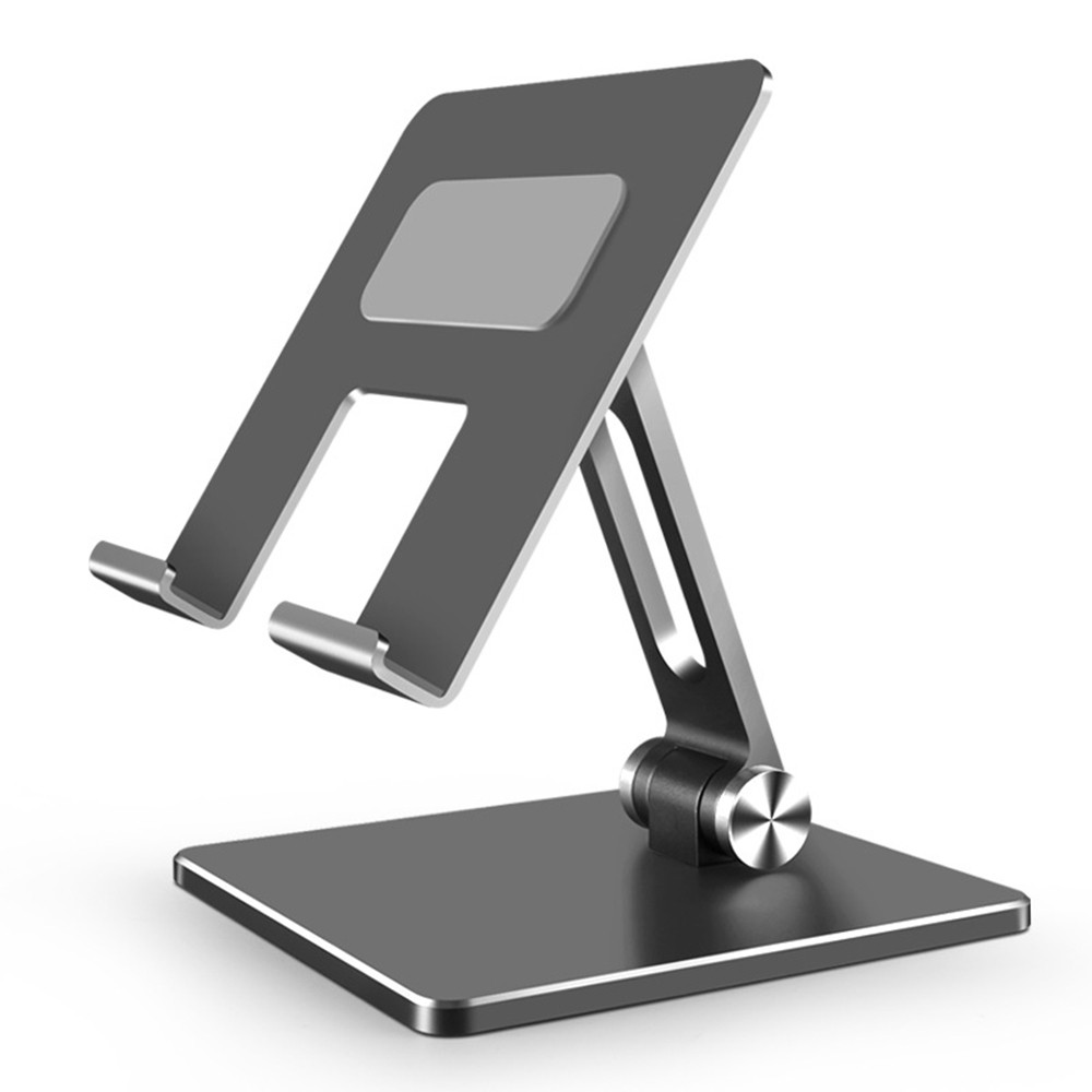 Hot selling Tablet computer stand desktop bracket lazy folding aluminum alloy bracket for iPad Huawei Apple mobile phone holder 【Tonglian】