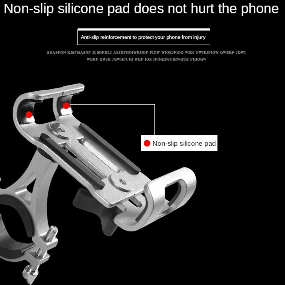 DARNELL Giá Đỡ Điện Thoại Định Vị Bằng Hợp Kim Nhôm Chống Trượt Thông Dụng Có Thể Điều Chỉnh Cho Xe Đạp