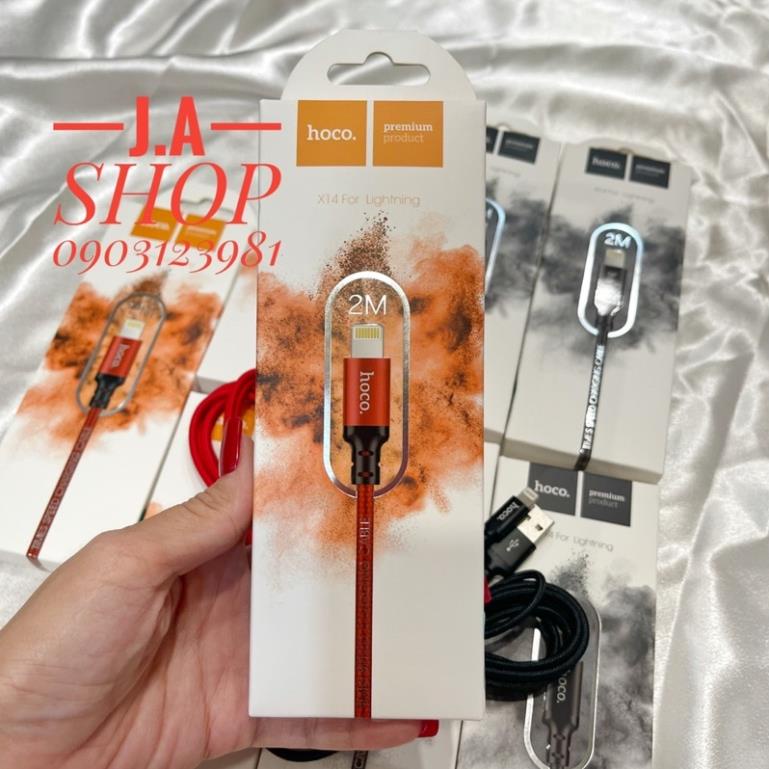 []Dây Sạc Nhanh Hoco 2 Mét Cho ĐT ip,tablet táo,Pin Dự Phòng,Tai nghe Bluetooth,Cáp ip