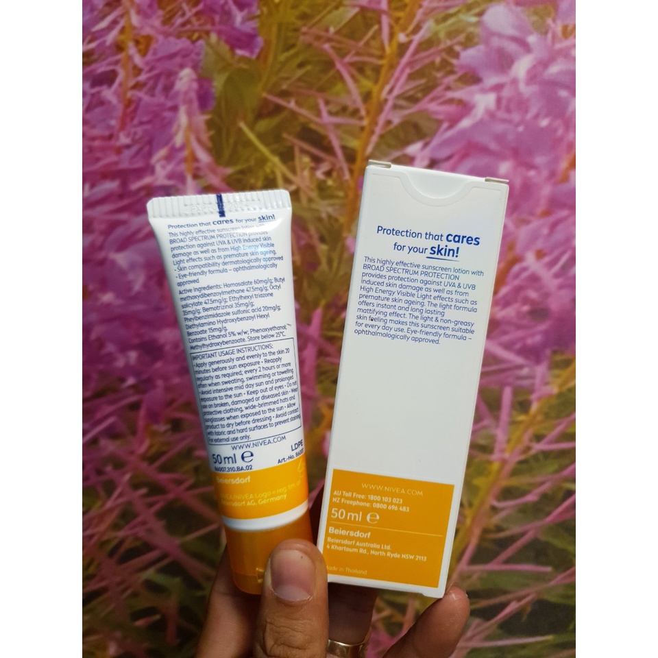 Kem chống nắng Nivea Shine Control SPF 50 UV Face
