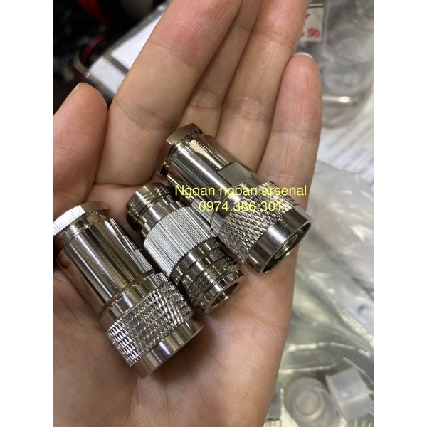 jack nối N cái female, nối N đực male, nối N cái female có bệ. nối jack cao tần viễn thông