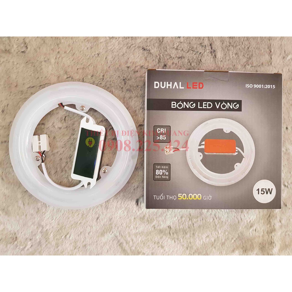 Bóng LED vòng Duhal/ Bóng LED Vỉ 15W/24W Ánh sáng TRẮNG-HÀNG CHÍNH HÃNG