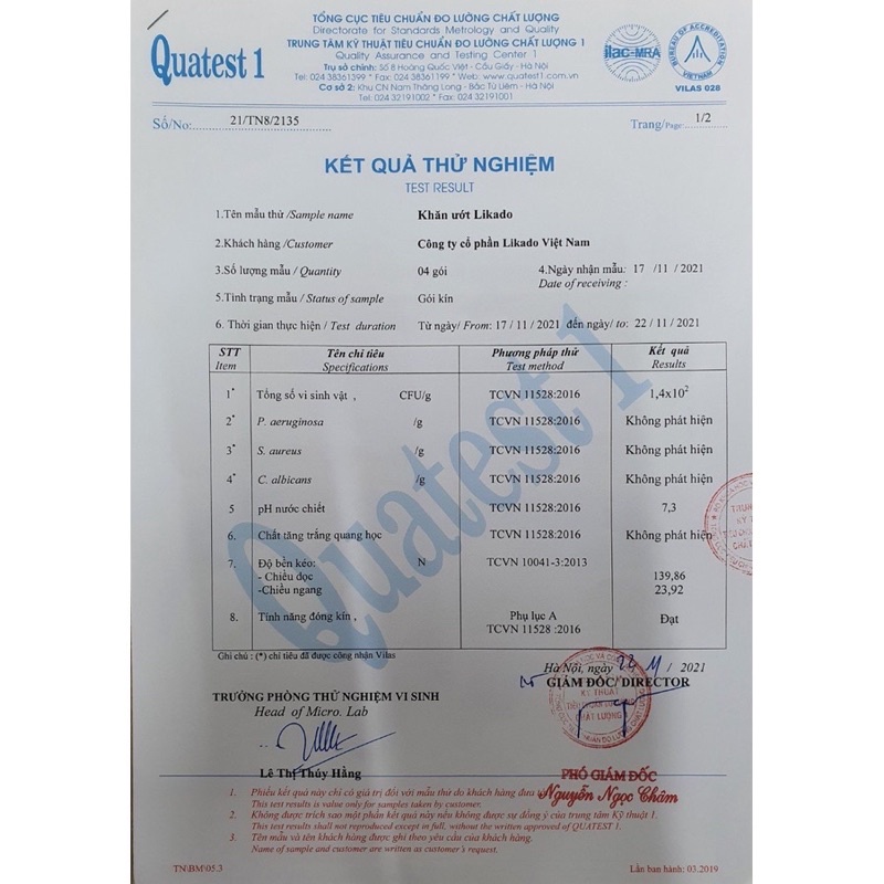 Khăn ướt , giấy ướt likado 100 tờ an toàn cho bé