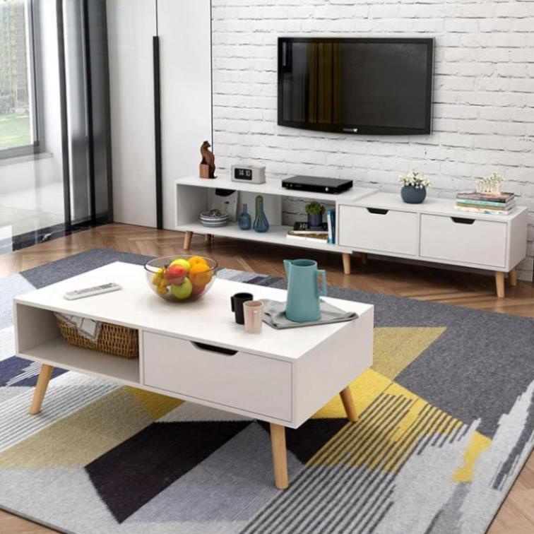 ▽Bàn trà sofa ngồi bệt, cafe có ngăn kéo  phong cách hiện đại phòng khách bắc âu-GP81