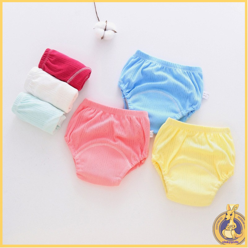 Quần tập ngồi bô cho bé 4 lớp có thể tái sử dụng chống thấm nước tiện lợi
