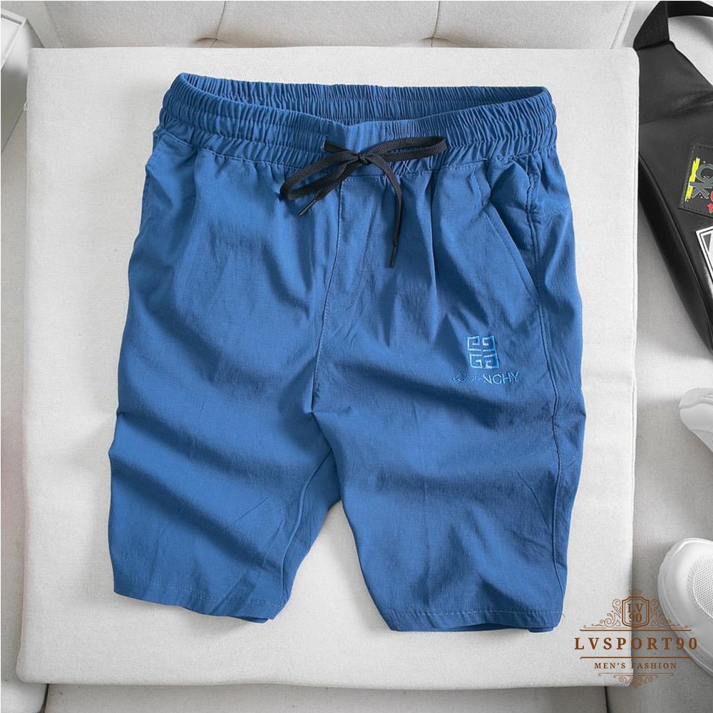 Quần ngố nam 💎SALE💎 quần short sooc Givenchi chất liệu phải cotton sần cao cấp mặc nhà chạy bộ phong cách Hàn Quốc | BigBuy360 - bigbuy360.vn