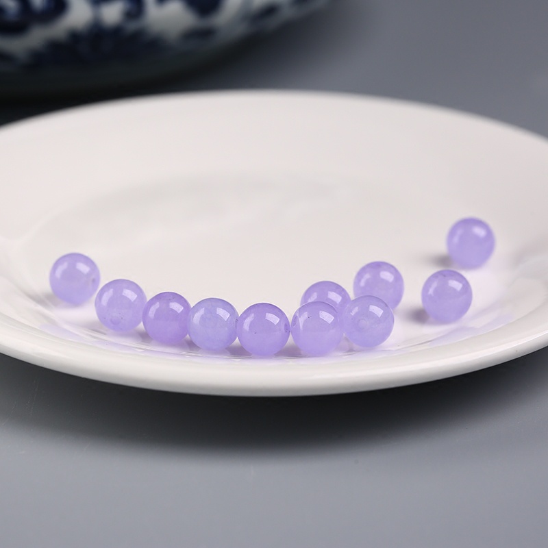 Chuỗi Hạt Đá Thạch Anh Tím Tự Nhiên Dùng Làm Trang Sức Thủ Công